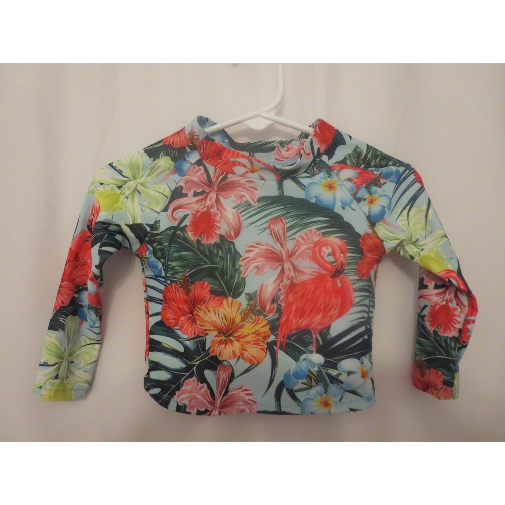 Tropical Bathing Top with matching bow